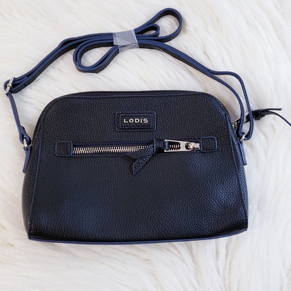 lodis charlotte leather crossbody handbag